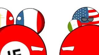 История Второй Мировой войны Countryballs