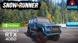 🎮🚙🔥Mercedes G-Wagon Offroad SnowRunner Cinematic Gameplay RTX 406 ¿Podrá el G-Wagon sobrevivir?