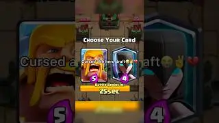 Can bro ever play a normal game🥹💔✌️ #clashroyale
