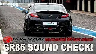 Ragazzon non-resonated GFP-back exhaust - Toyota GR86  | SOUND CHECK