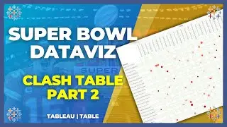 [Tableau] SUPER BOWL DATAVIZ: How to Add an Image to the Tooltip!