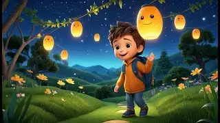 Tiny Glow Worms Light the Skies! | Magical Night Song for Kids | Sparkling Adventure Rhyme