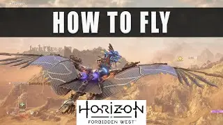 Horizon Forbidden West как летать - Полёты на машине 101