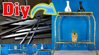COMO FAZER APARADOR DE FERRO COM PINTURA OURO ENVELHECIDO
