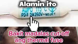 HINDI MASISIRA ANG THERMAL FUSE KUNG ALAM MO ITO #electricfan #repair #technology