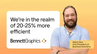 Bennett Graphics is 25% more productive with GelatoConnect