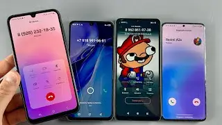 Incoming Call Samsung Galaxy A24 + Infinix X676C + Redmi A3X + Samsung Galaxy S20 Plus