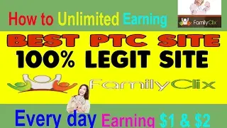 Make Money online Familyclix Earning $1 & $2  Every day Earn Money 2017