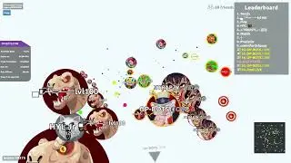 AGAR.IO SERVER TAKEOVER WITH BOTS #1294 || OP-BOTS.COM