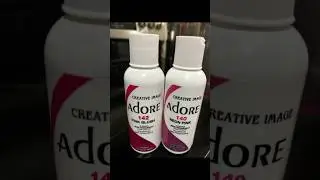 Adore color on human hair Amazon 613 wig! Hot pink water wave hair💖