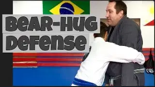 Front Bear-hug Defense # 1 & 2 | BJJ Self-Defense