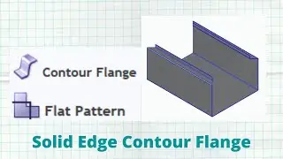 Solid Edge Contour Flange