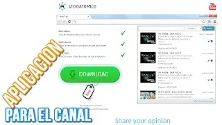 VICIOATOMICO Y MI PROPIA APLICACION WEB - ahora podras tener todas mis novedades en tu mano