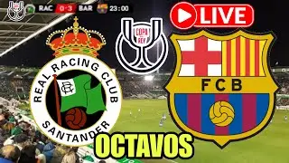 RACING VS BARCELONA REACCIONANDO PARTDOO COPA DEL REY OCTAVOS