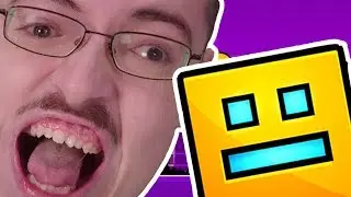 Ricky Berwick plays Geometry Dash
