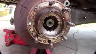 Установка пылезащитного уплотнителя передней оси Ford F250, новая улучшенная конструкция 4x4
