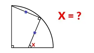 Find the angle X | A Nice Geometry Problem