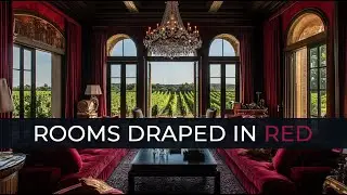 Rooms Draped in Red #reddesign #redroom #redspaces #redinterior #homedecor #interiordesign #home