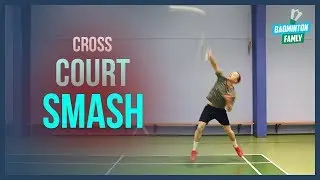 Cross court SMASH - Technique & Footwork
