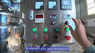 ESKO 50L High Shear Homogenizer Mixer Mixing Machine For Making Liquid Soap Shampoo Sauce Detergent