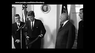 September 27, 1962 - President Kennedy Presents Outstanding Record Citation to Harry J.  Anslinger