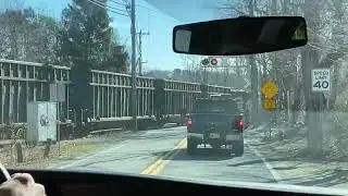 Caught the trash train again on Route 6A in E Sandwich