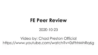 Peer Review of Chad Preston Microwave Transmissions