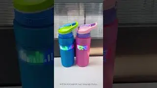 USB Rechargeable Smart LED Screen Water Bottle With LED Display