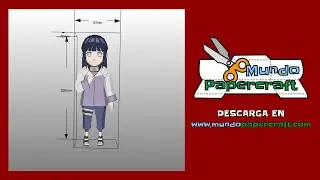 Хината Чиби &ndash; Наруто Papercraft | Бесплатная модель