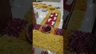 New bride entry decoration l DIY Bride Welcome Decoration at Home