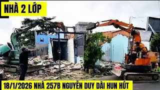 18/1/2026 Phá Nhà 257B Nguyễn Duy Xây 2 Lớp Dài Hun Hút