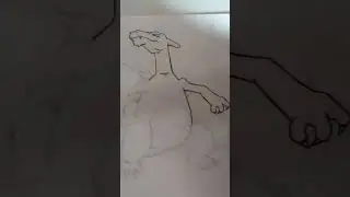 Speed Drawing Charizard  #shorts