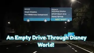 An Empty Nighttime Drive Through Walt Disney World February 2026! 