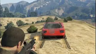 GTA V DESTROYING 6 MOST LUXURY CARS | #shorts | nuclear vishu