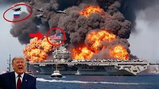 13 Minutes Ago: Russian Su-57 Destroys US Aircraft Carrier in the Black Sea
