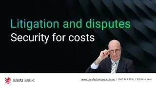 Security for costs