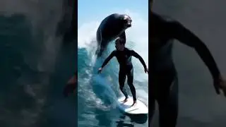 Surfer DESTROYED By 400lb Sea Lion