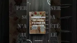 Un agenda unique! Cr&eacute;ez votre propre couverture avec votre pr&eacute;nom  😮