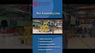 bus Assembly line at the factory