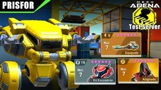 🟢Lancer + Em Rifle 8 + Arc&aacute;ngel - Batalla random | Mech Arena PrisFor