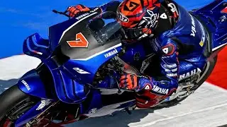 Yamaha M1 V4 Hits the Misano Circuit #motogp #yamahav4 #yamaham1v4 #yamaham1 #sanmarinogp #m1v4 #m1