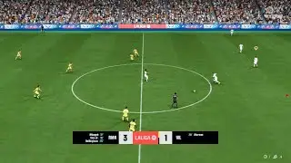 EA SPORTS FC 25 Jude Bellingham inch perfect through pass, Mbappe excellent touch and shot
