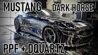 Mustang Dark Horse CQUARTZ Finest + Защита лакокрасочного покрытия от Xclusive Autoworks