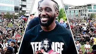 Terence Crawford FULL SEND-OFF vs Canelo • Hometown Fans SHOW UP & SHOW OUT in support