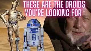 3D Printed R2D2 & C3PO From Star Wars