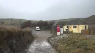 Church Cove on 8th February 2014 Storm