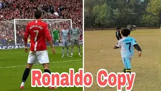 Ronaldo Copy || CR7 copy || Ronaldo younger brother is playing football
