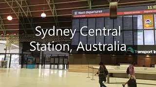Sydney Central Station, One of The Largest Train Stations in Australia