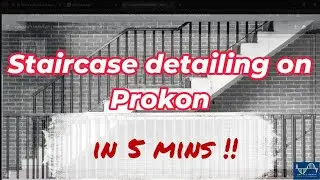 How to Detail a Staircase in Prokon Padds | Step-by-Step Tutorial