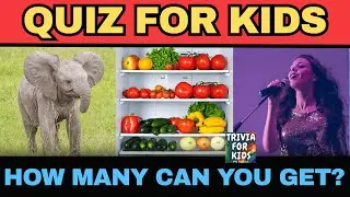 Trivia for Kids 🎧 | Riddles, Baby Animals, Fruits & Veggies, Yellow Things & Music Stars!